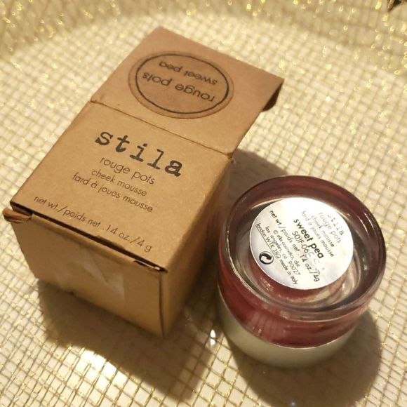 🌟🧚‍♀️SWEET PEA Stila RARE/DISCONTINUED Rouge Pots Cheek Mousse NWT - Picture 4 of 5